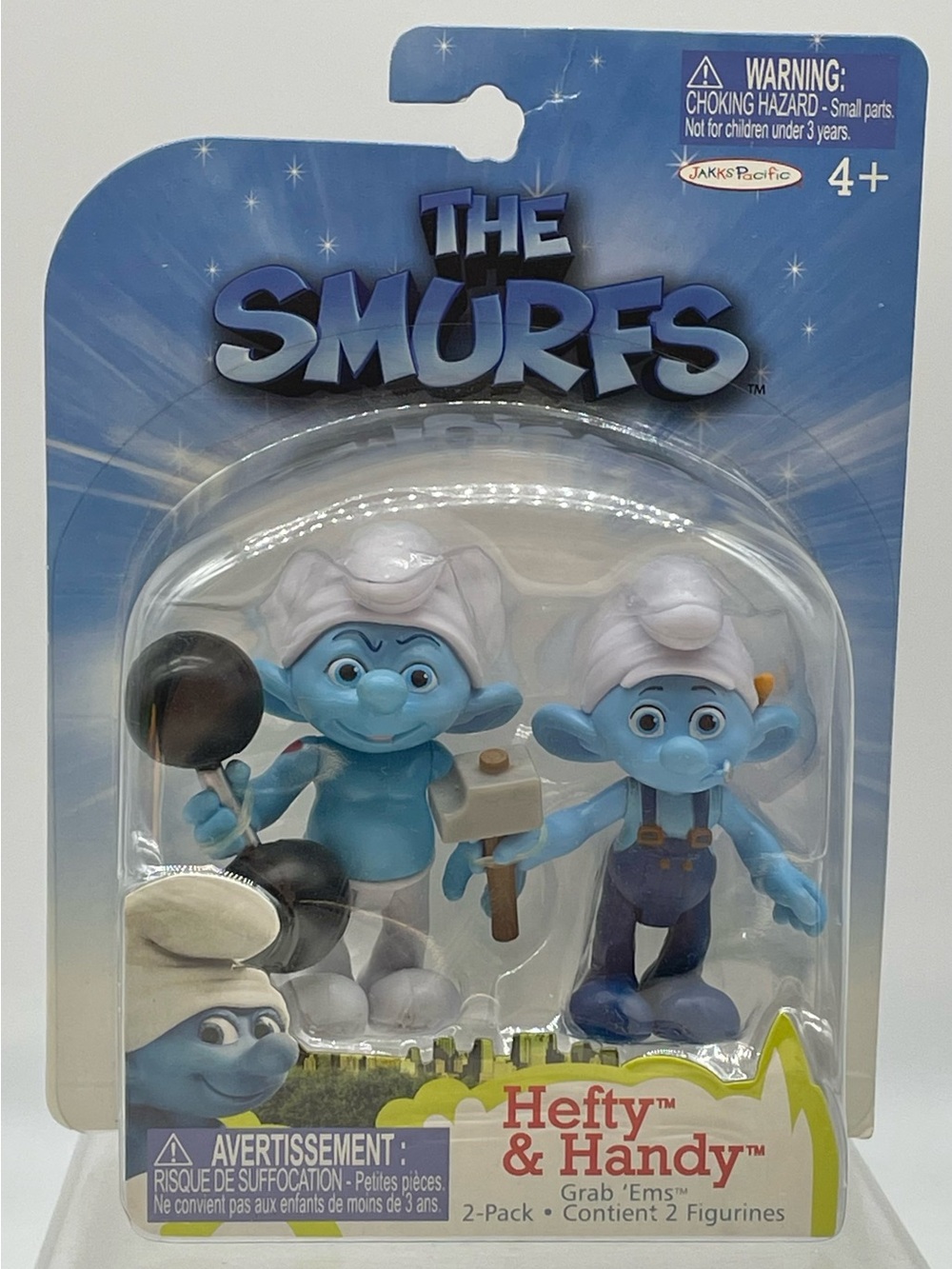 Jakks Pacific 2011 The Smurfs-Hefty & Handy Figures NIB